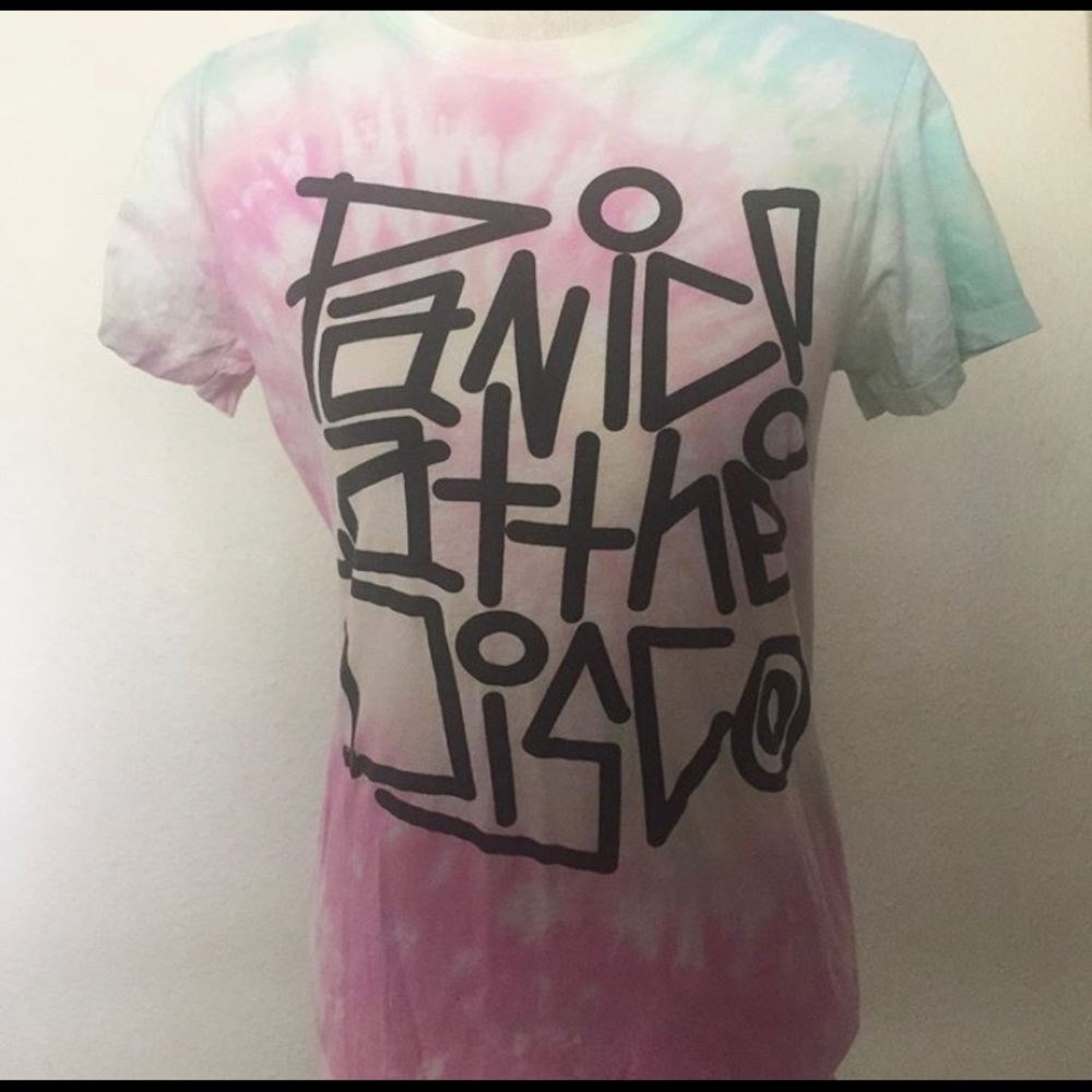 ‼️Panic! At The Disco tie dye t-shirt